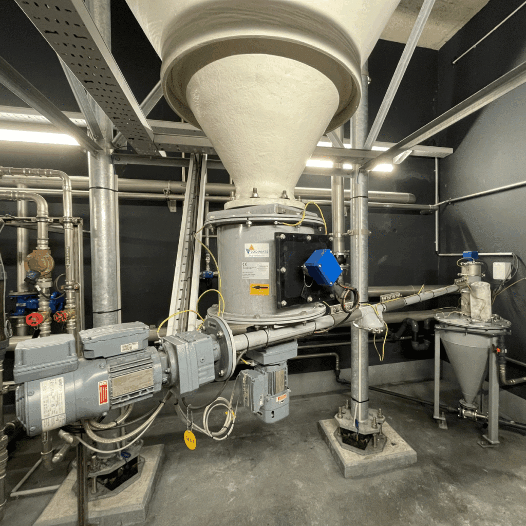 Dévouteur doseur de charbon actif - hydroéjecteur
