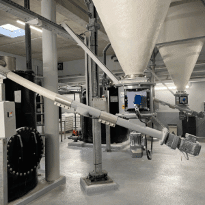 Dévouteurs doseurs sous silos - injection de chaux